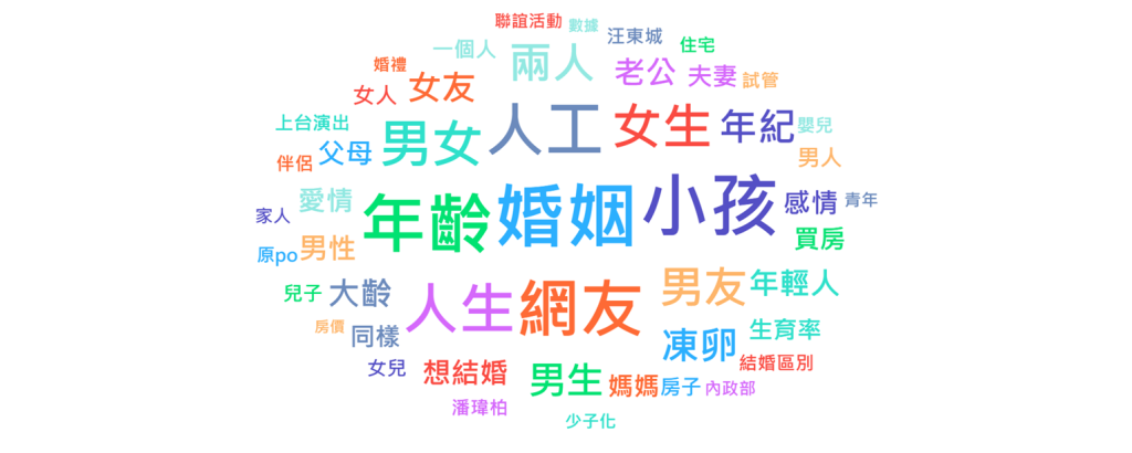 長期照護文字雲